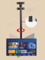 Giá Đỡ Treo TV Trần Nhà Có Thể Xoay Được Giá Đỡ Màn Hình Máy Tính Treo Trần Đa Năng Giá Đỡ TV Thương Hiệu New Vision Từ Trung Quốc. 