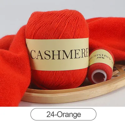 6pcs Cashmere Yarn Crochet Hand-knitted Cashmere Knitting QJH Wool Yarn Scarf Hand-Weaving Sweater Wool Ball Thread Yarn