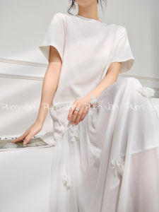 PlumJan | Stereoscopic Design Pseudo Two-Piece Dress