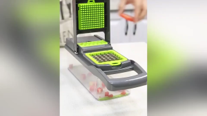 7in1 Multi-Functional Fruit and Vegetable Cutting Machine | Replaceable Stainless Steel Blade | Multi-function Vegetable Slicer Potato Tomato Carrot Onion Cut Cucumber Peeled Fruit Slicer Kitchen Tools Multi-functional KitchenGadgetsSeventeen piece set