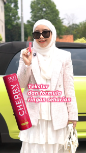 SR12 Lip Balm Cherry Moisturizer | Pelembap Bibir Cherry Berwarna | Lip Care Bibir Kering Pecah-pecah | Lipstik Warna Natural