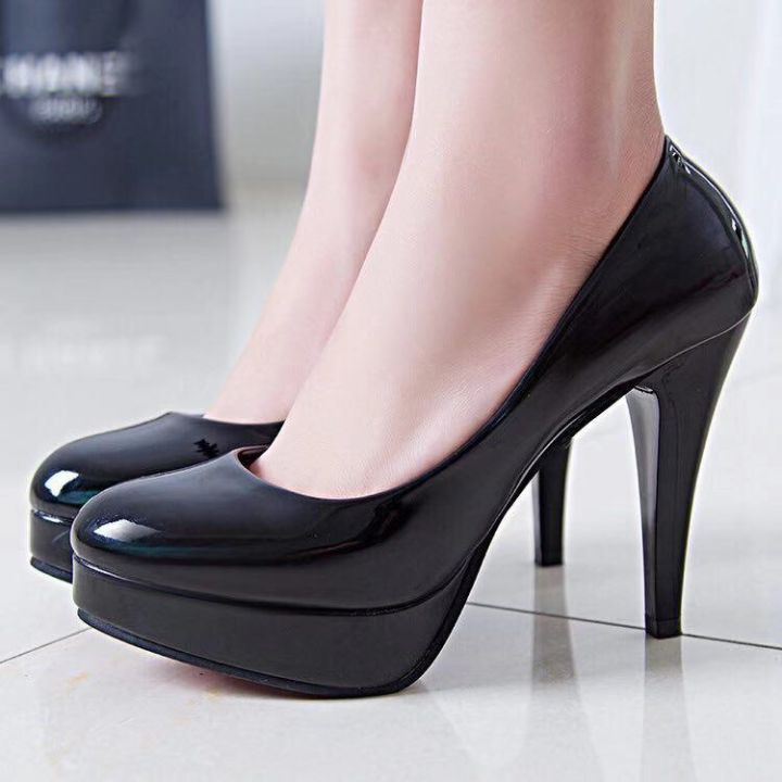 Elegant Chunky Heel Hollow Out Single Shoes For Women, With Pointed Toe And  Ankle Strap Buckle Design | SHEIN USA