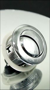 Tombol Flush Toilet Dual Flush Pencetan Kloset Bahan Plastik ABS dengan 2 Tongkat M-203