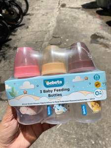 Bebeta 4oz feeding bottle w/measurements caps #312