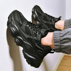 Giày Thể Thao Nam Đế Mềm Nhẹ Tăng Chiều Cao Kích Cỡ Lớn