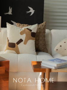 Cream Style Ultra-Soft Square Pillow Cover
