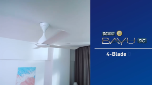 Panasonic 56” 4-Blade Bayu DC Motor Ceiling Fan F-M14SHVBKH / F-M14SHVBWH (Black / White) FM14SHVBKH / FM14SHVBWH Kipas syiling