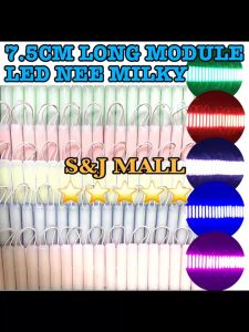 1pc 7.5CM Long Module LED NEE Milky White Design High Quality Motorcycle Car Super Bright Decorative Waterproof