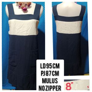 OL (OVERALL) MINI DRESS NAVY(8) 371