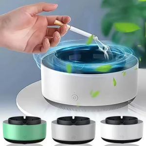 Portable Smokeless Ashtray Air Purifier Multi Filtration Removes Smoke Odor for Home Office Car Passive Smoking Protection