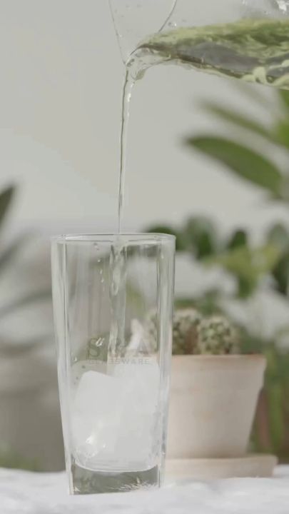 S&A GLASSWARE [6PCS] High Quality U18/U2 Drinking Glass Transparent ...