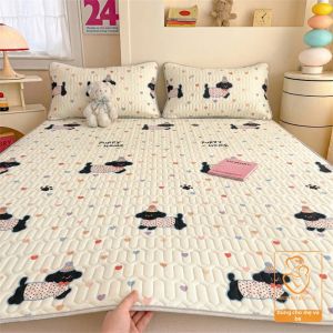 KAMONI | Bộ Đồ Chăn Drap Gối Mát Lạnh Cảm Giác Băng Giá Có Thể Giặt Được