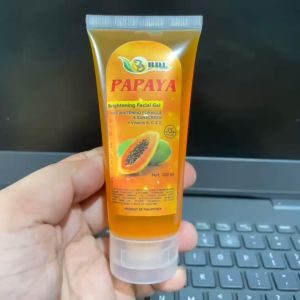 RDL Papaya Brigtening Facial Gel 100ML - Sabun Cuci Muka Dengan Esktrak Pepaya & Sunscreen