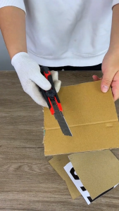 Mitsushi Cutter Pisau Pemotong 5/6/7inch Stanless Utility Blade Knife Cutter Besar Kecil Pisau Auto Lock Kertas Serbaguna Pisau yang Dapat Diganti Untuk Alat Tulis Kantor Sekolah