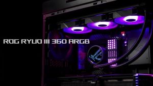 Asus ROG RYUO III ARGB Series AIO CPU Liquid Cooler - Black/White