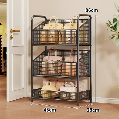 OME | Space Saving Behind Door Bags Organizer & Display Rack