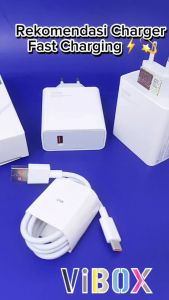 VR~ Charger Mi Real Ic Type C 1 Port Usb A 120W Pengisi Daya Super Fast Charging