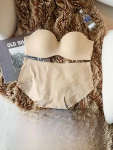 Victorias Secret Không Dây Chống Trượt Ngực Nhỏ Giả Lớn Vô Hình Không Để Lại Dấu Vết Cạp Giữa Mùa Hè Cho Phụ Nữ Trẻ