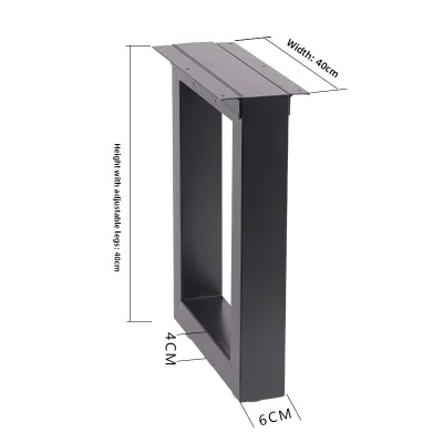 Modern Simplicity Iron Art Table Legs Metal Office Desk Legs Dining Table Base Bookcase Support Customizable Furniture Parts