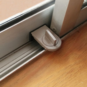 No Drilling and Effortless Door Lock Baby Safe Safety Sliding Door Window Lock Suitable for Sliding Windows