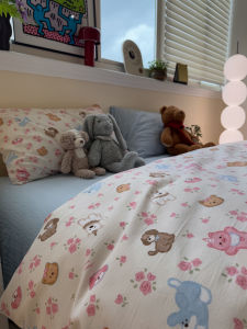 Bộ Đồ Giường Cotton Nguyên Chất 4 Món Bộ Đồ Giường Dormitory 3 Món Bao Đệm Đồ Dùng Giường Ngủ Cho Học Sinh Đệm Quần Giường