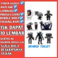 Stiker viral SKIBIDI TOILET isi 10 pcs/Sticker glossy. 