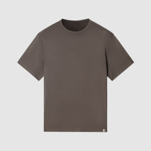 ICICLE | Partitioned Short Sleeve T Shirt Woolen Cloth