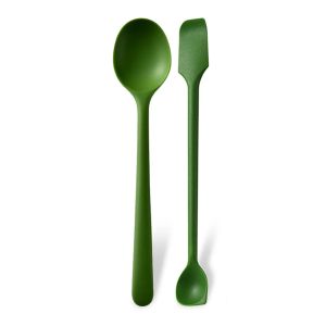 2/8 Chiếc Silicone Thìa Nhỏ Chịu Nhiệt Chống Dính Dễ Dàng Làm Sạch Dụng Cụ Nhà Bếp Cơm Thìa Bộ Đồ Ăn Thìa Canh