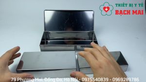 Hộp inox Chữ Nhật Đựng Dụng Cụ Y Tế Hộp To - Trung - Nhỏ
