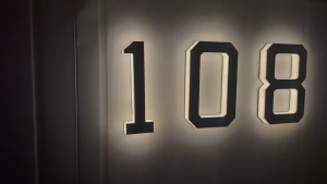 (SOLAR + LED) SOLAR HOUSE NUMBER PLATE Doorplate Number Light Home Door House of Lights Sign 3D