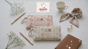 Sprite Flower Pattern Cosmetic Mini Pouch