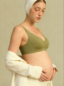 SUJILIANGPIN | Pregnant and Nursing Bra Seams-Free Gathered Non-Sagging Maternity Postpartum