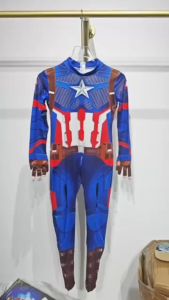 Captain America Costume for kid Superhero Jumpsuit for Kids Childrens Avengers Captain America Cosplay