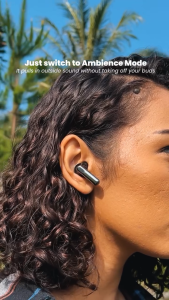 Eggel QuietBuds 3 Hybrid ANC + ENC TWS Bluetooth Earphone