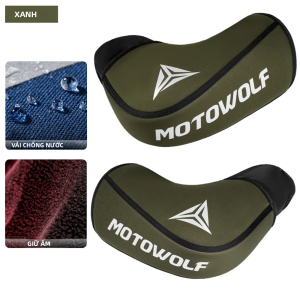 Găng Tay Giữ Tay Lái Xe Máy Mùa Đông Đa Năng Có Dải Phản Quang Chất Liệu TPU Pha Len Cừu Dành Cho Xe Máy Xe Tay Ga.