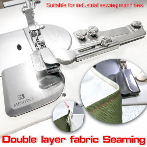 New Flat Car Stitching Pulley Upper and Lower Double Fabric Alignment Adjustment Stitching Machine