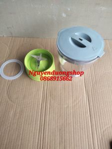 Combo dao cưa kèm ron và cốc nhựa 500ml máy xay SHD 5112