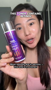 NANO SKINZ 1% Retinol Toner 100ml with 18X Amino Acids | Anti-Aging Firming Uneven Skin Toning & Pore Minimizer | Gentle Skincare Suitable for Sensitive Skin