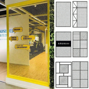 ZUOLEJIA | Partition Decorative Iron Mesh Screen Industrial Style Customized