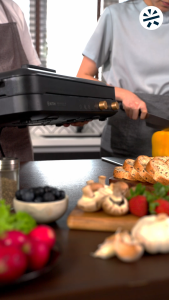 KITH Double-O Tabletop Dual-Zone Induction Hotplate | Dual Knob Control | Hot Pot Detachable Pan | PIH-2800-BK