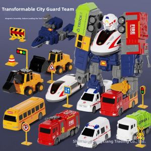 LIWAN | Magnetic Assembling Transforming Robot Toy