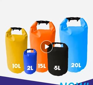 Terlaris Dry Bag Drybag Tas Waterproof Anti Air Mancing Outdoor Snorkling Camping hiking 5L 10L 15L 20L 30L