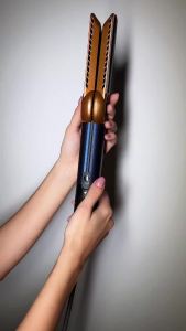 220V Professional Hair Straightener Hair Dryer Heat-Up Flat Negative Ion Iron Lasting Styling Straightener 2 in 1 With display