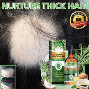Ready Stock Original Rosemary Essential Oil hair growth serum hair tonic care pelebat rambut penumbuh rambut 60ml頭發精油