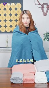 ผ้าขนหนู WORTHBUY ผ้าเช็ดตัวลายการ์ตูน 90*180 ผ้าห่อตัวเด็ก ชำร่วยงาน คู่คาวน้ำผ้าฝ้าย กระดูกระดูก