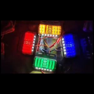 1 Pc - R/E RANGER 12-24V (14cm x 10cm) Waterproof LED Truck Side Marker Lamp Clearance Light for All Truck Trailer Elf Forward Tractor Jeep Bus etc.