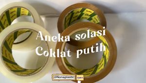 LAKBAN COKLAT BENING 100 YARD MAX TAPE SUPER LENGKET Tersedia varian pcs dan slop