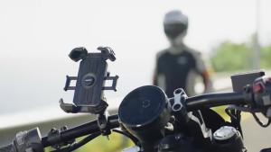 joyroom | Joyroom 360° Rotatable Bicycle Phone Holder for iphone Android Shockproof Motorcycle Phone Holder MTB Bike Stand Bracket