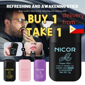 DYHF 【BUY 1 TAKE 1】Nicor Is Energetic And Refreshing Essential Oil Energy Bar
