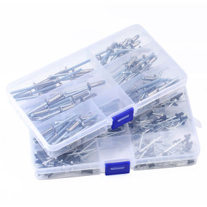 BAIRUITE | 304 Stainless Steel Core-pull Rivet Set Large-cap Round and Countersunk Head